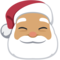 Santa Claus - Medium emoji on Facebook
